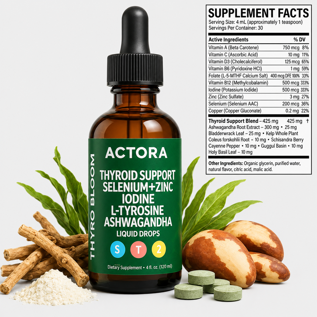 Actora Thyroid Support Drops